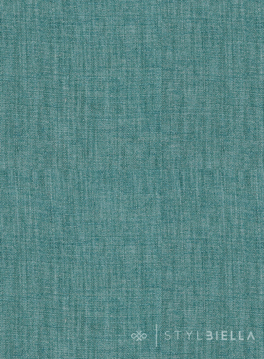 Stylbiella Spring Green Linen Pants - StudioSuits
