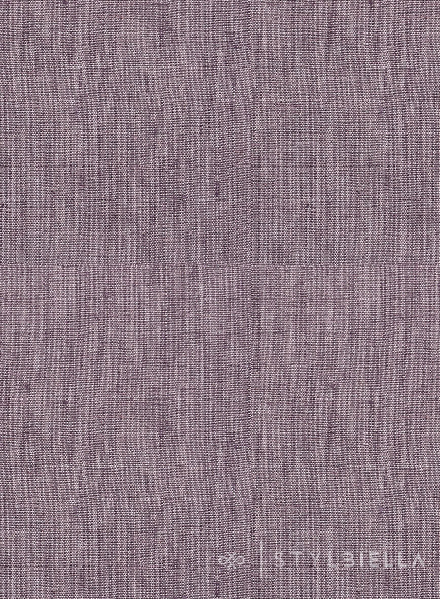Stylbiella Spring Purple Linen Pants - StudioSuits