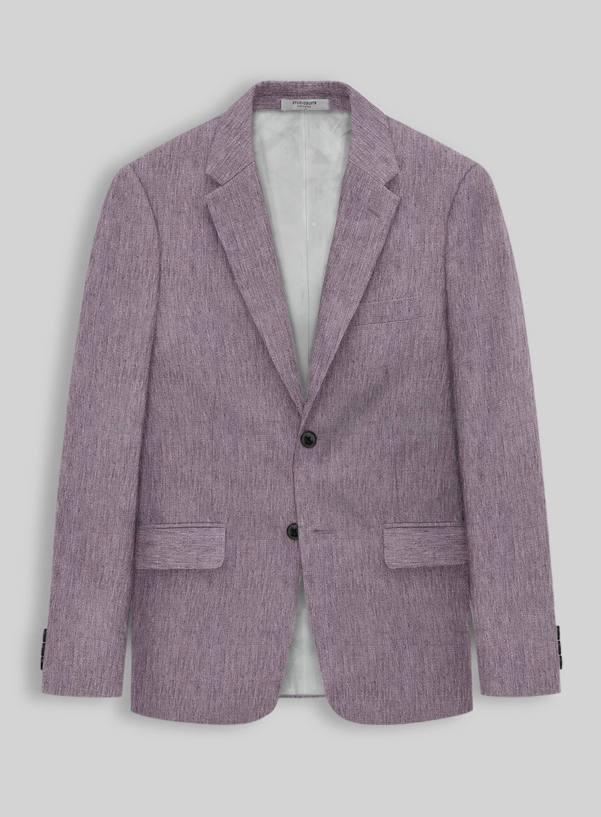 Stylbiella Spring Purple Linen Suit - StudioSuits