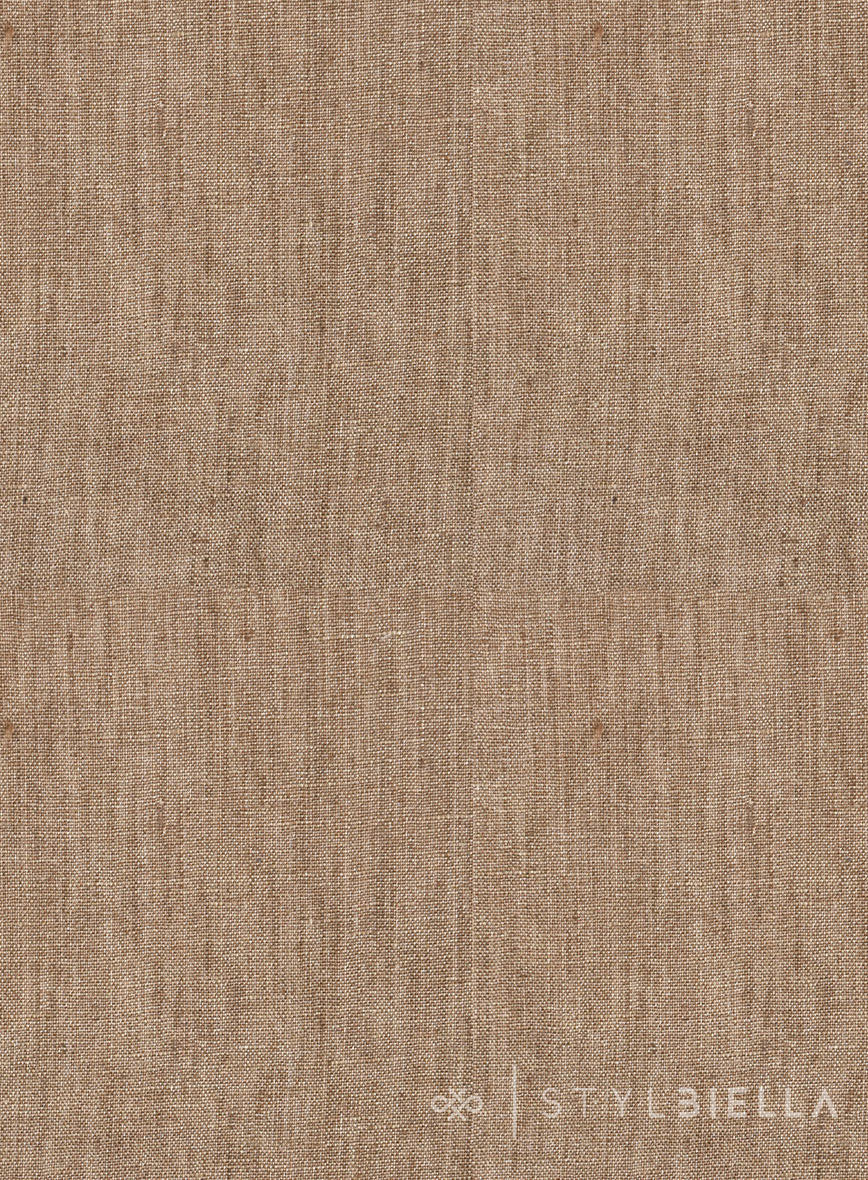 Stylbiella Spring Maple Khaki Linen Jacket - StudioSuits