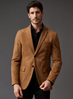 Suede Leather Blazer - StudioSuits