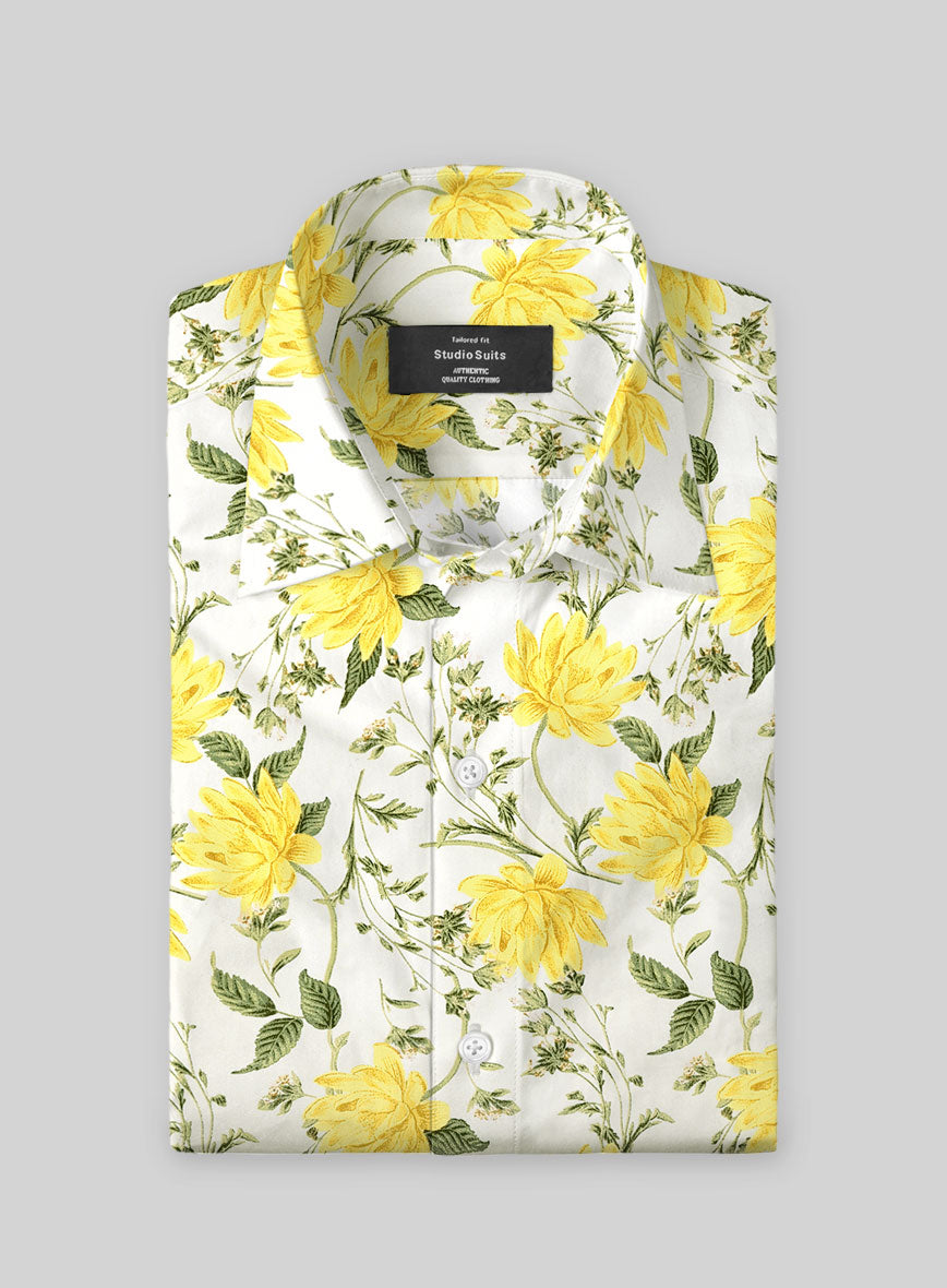 Sunfield Floral Cotton Shirt - StudioSuits