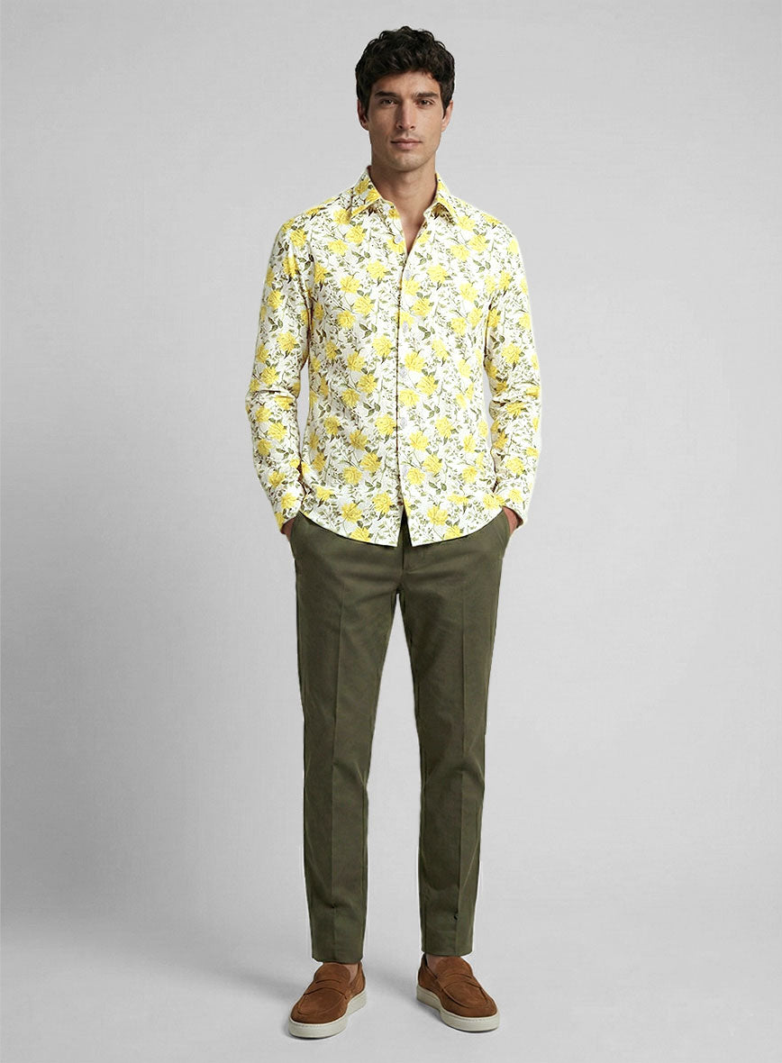 Sunfield Floral Cotton Shirt - StudioSuits
