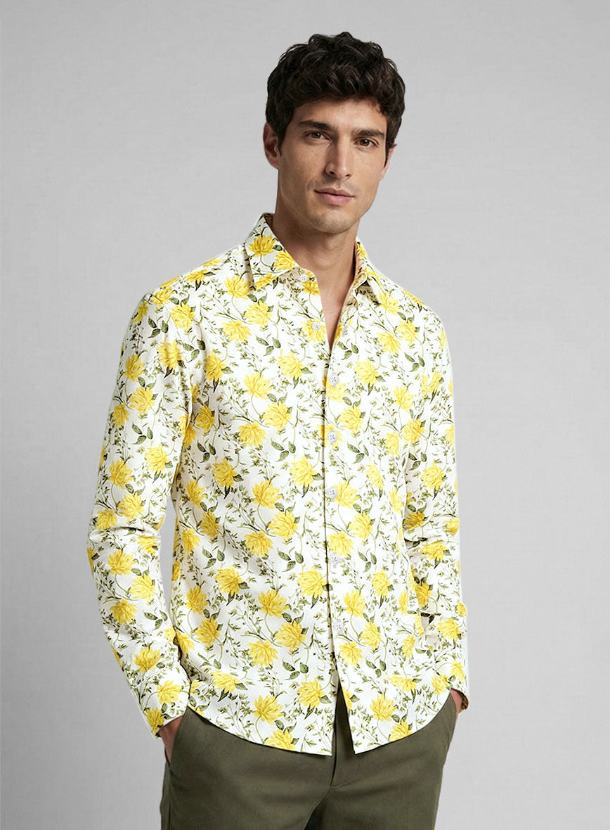 Sunfield Floral Cotton Shirt - StudioSuits