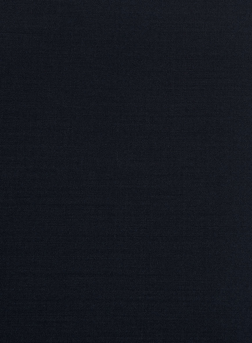 Super Blue Satin Wool Jacket - StudioSuits