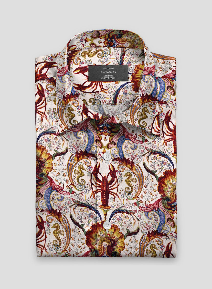 Tadeu Silk Cotton Shirt - StudioSuits