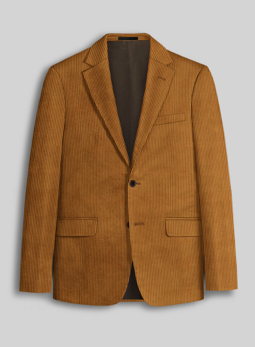 Tan Corduroy Jacket - StudioSuits