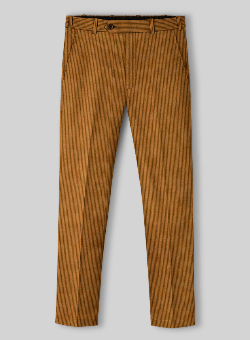 Tan Corduroy Pants - StudioSuits