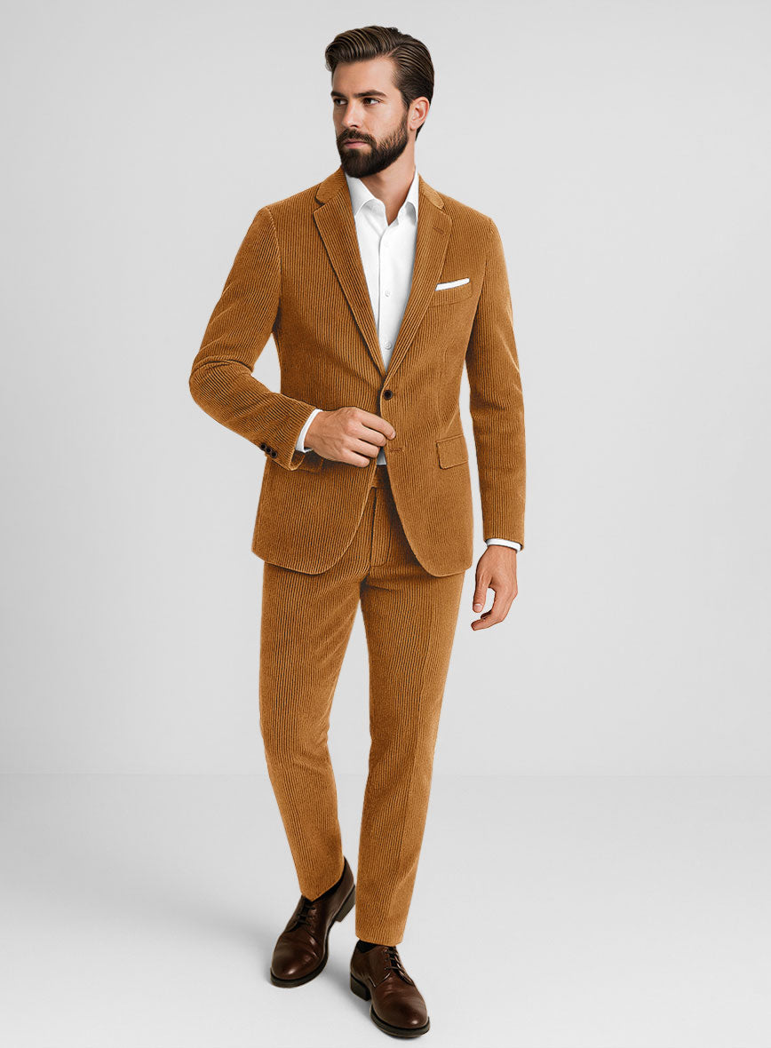 Tan Corduroy Suit - StudioSuits