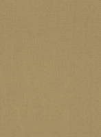 Tan Feather Cotton Canvas Stretch  Jacket - StudioSuits