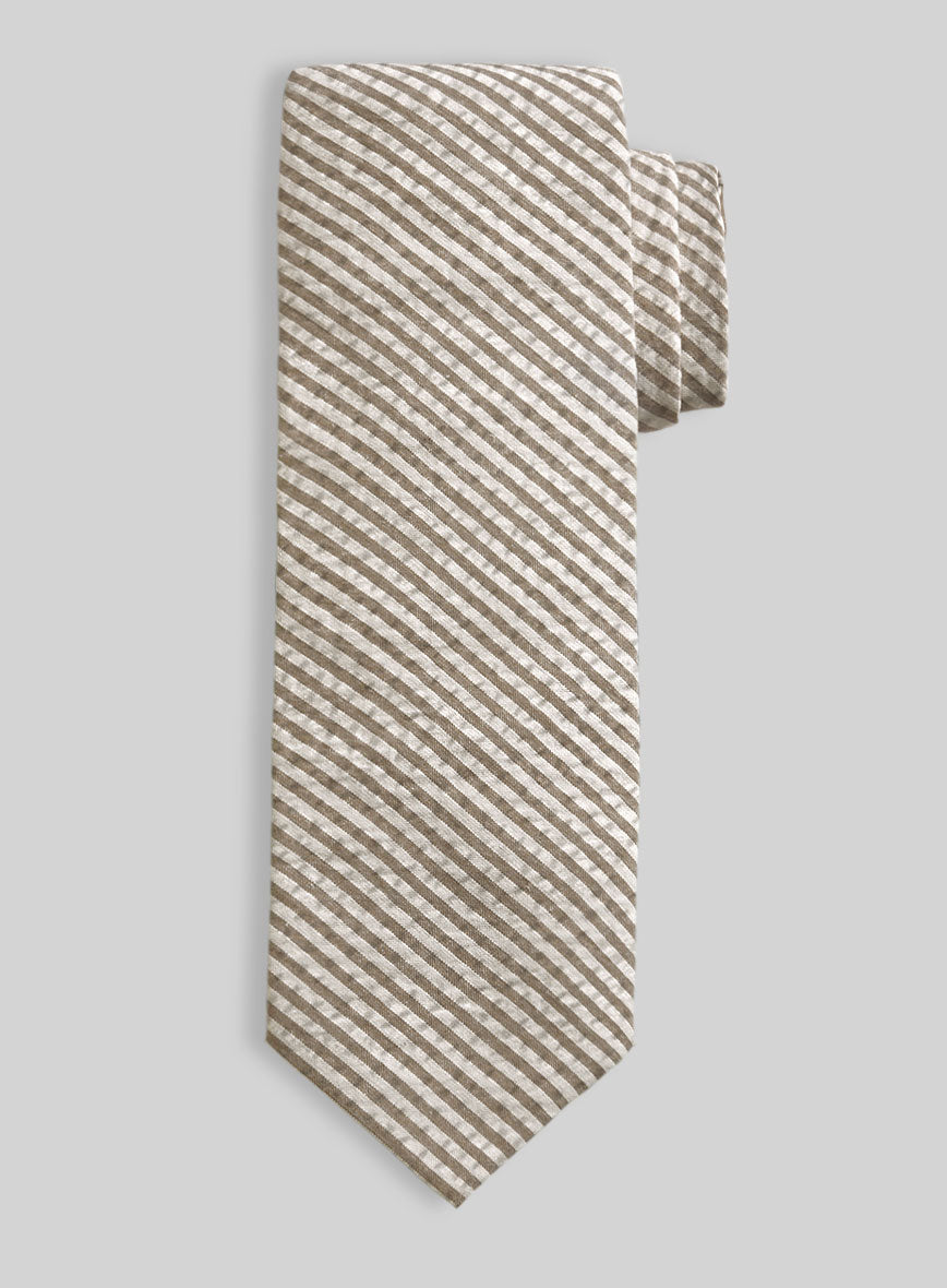 Seersucker Pants - Tan main image 0