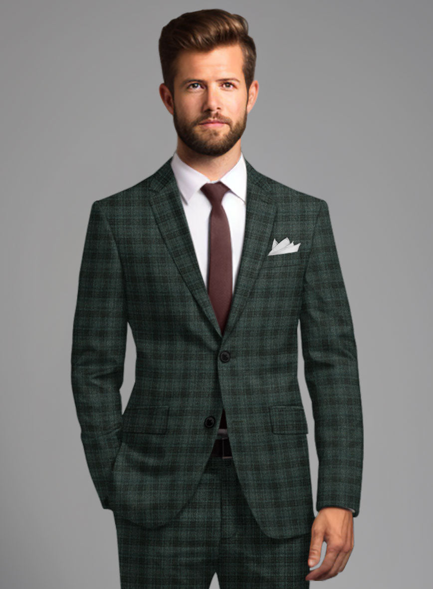 Tartan Green Flannel Jacket – StudioSuits