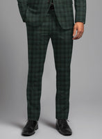 Tartan Green Flannel Pants - StudioSuits