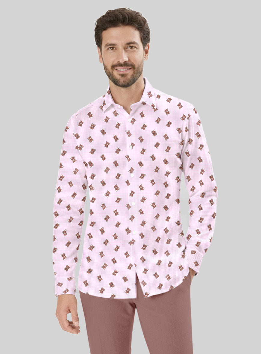 Teddy Check Cotton Shirt - StudioSuits