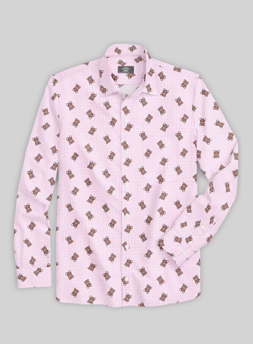 Teddy Check Cotton Shirt - StudioSuits