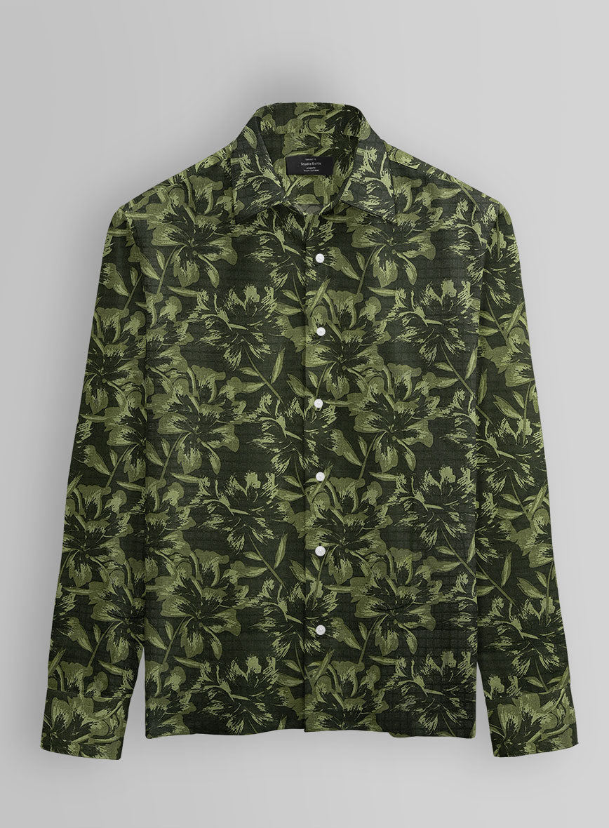 Terrain Leaf Cotton Shirt - StudioSuits