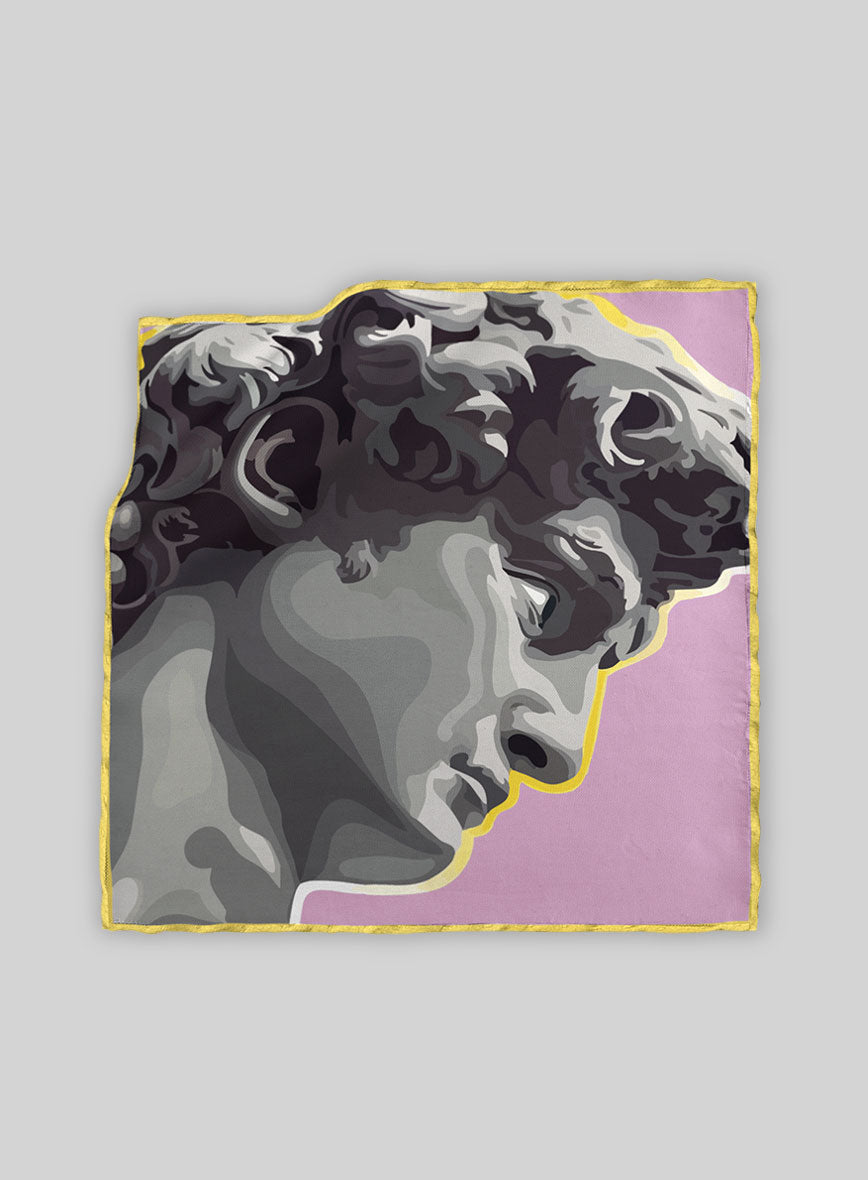 The David Contour Silk Pocket Square - StudioSuits