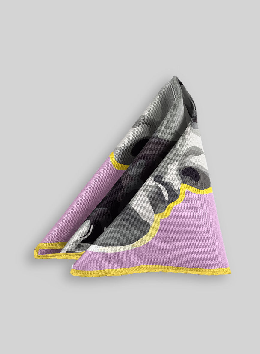 The David Contour Silk Pocket Square - StudioSuits