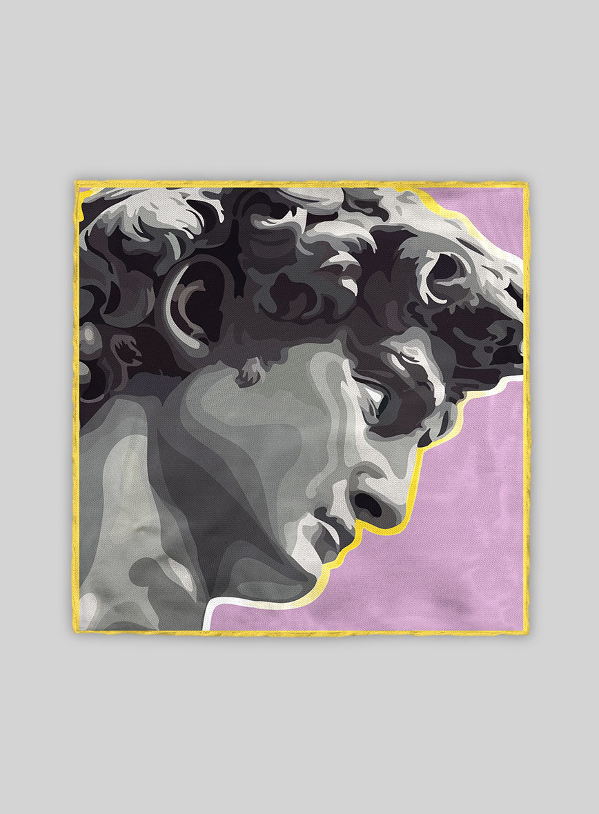 The David Contour Silk Pocket Square - StudioSuits