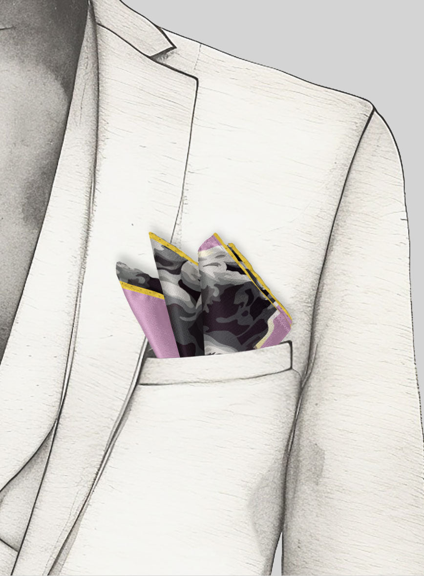 The David Contour Silk Pocket Square - StudioSuits