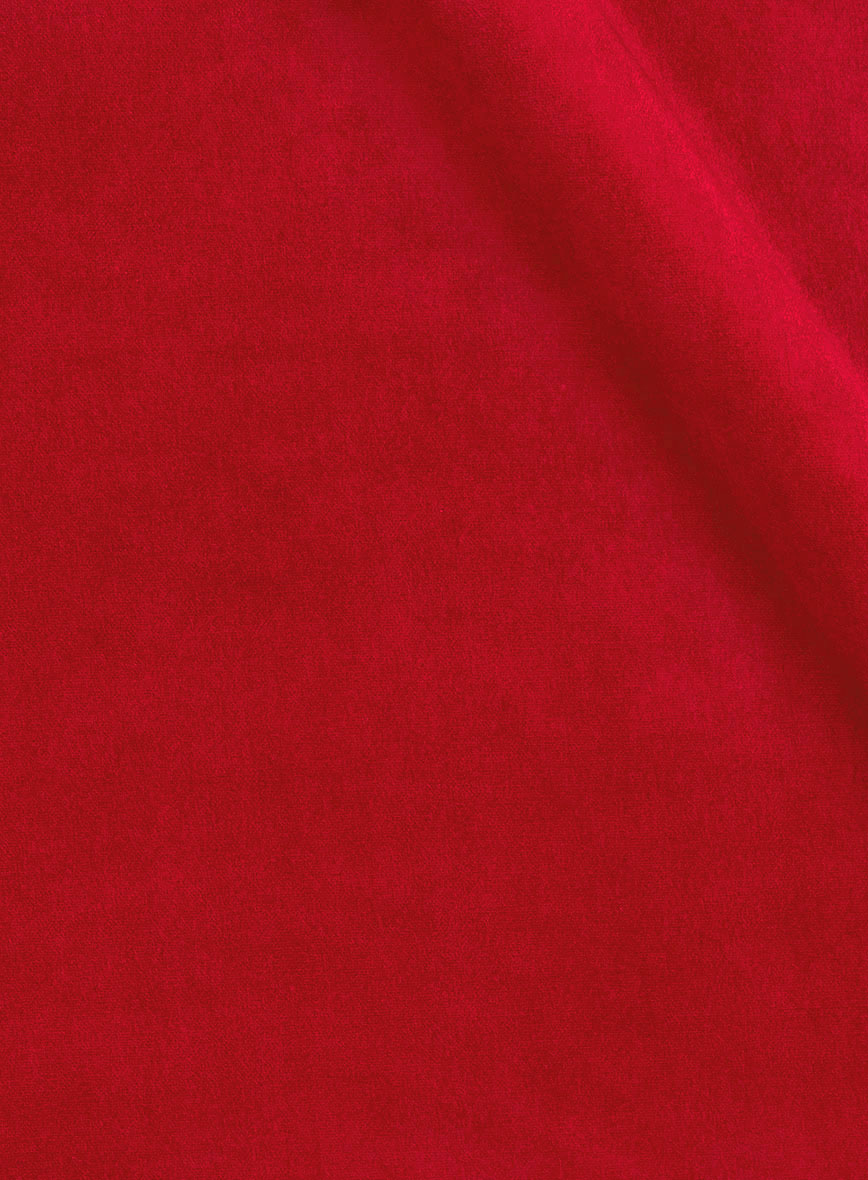 The Golden Bee Red Velvet Suit - StudioSuits