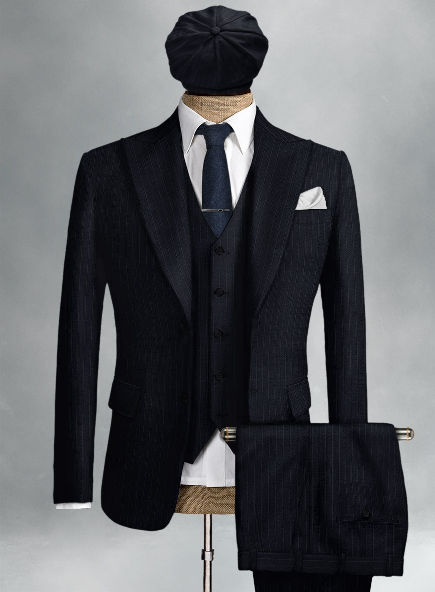 Thomas Shelby Peaky Blinders Deep Blue Wool Suit - StudioSuits