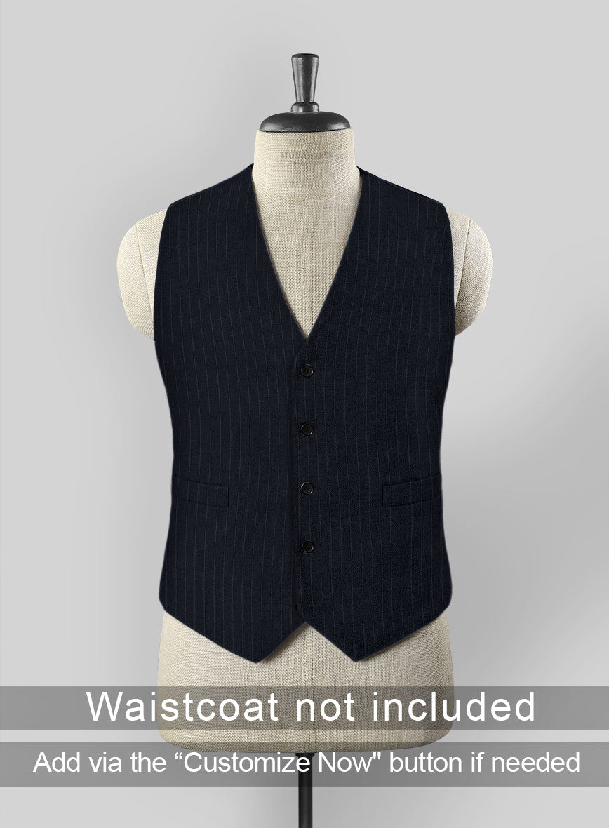 Thomas Shelby Peaky Blinders Deep Blue Wool Suit - StudioSuits