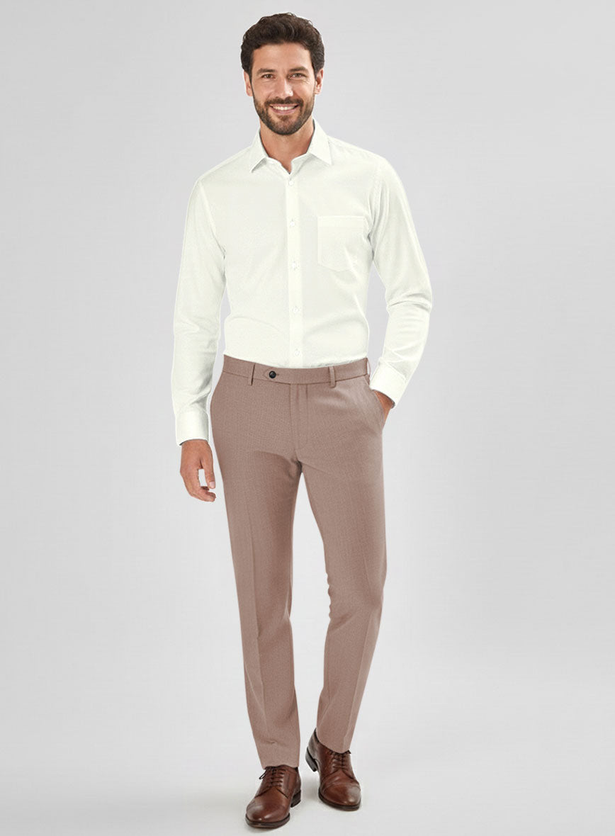Thomas Mason Buff Beige Shirt - StudioSuits