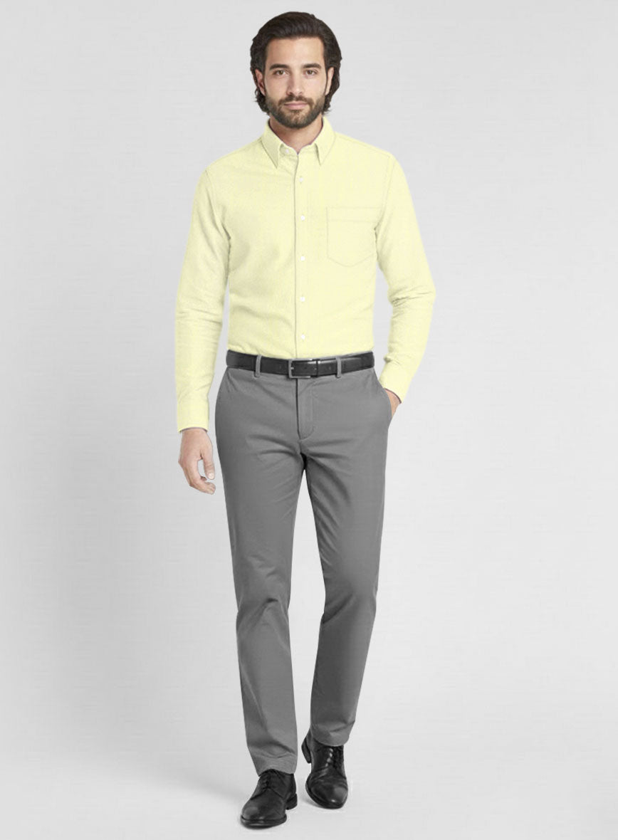 Thomas Mason Daffodil Yellow Shirt - StudioSuits