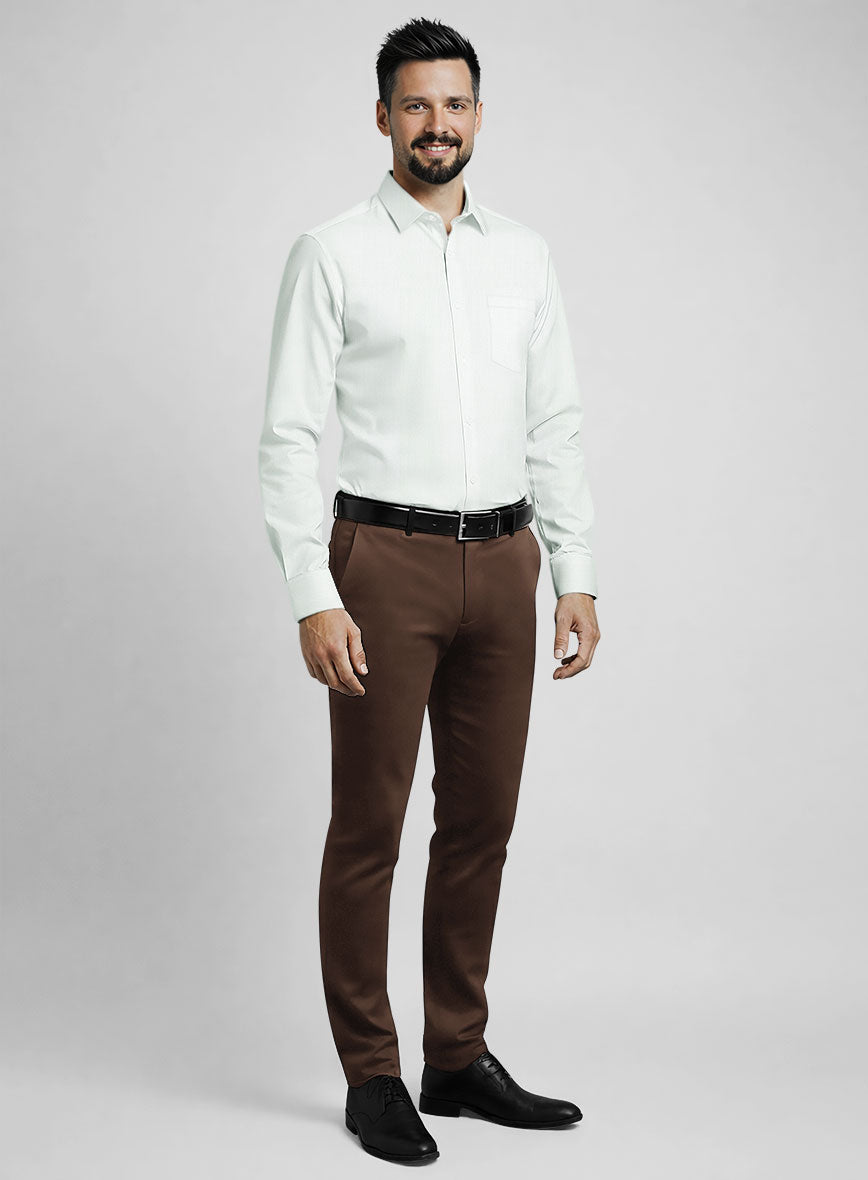 Thomas Mason Light Beige Shirt - StudioSuits