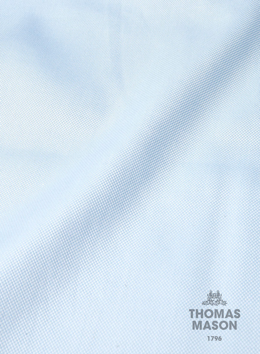 Thomas Mason Light Blue Oxford Shirt - StudioSuits