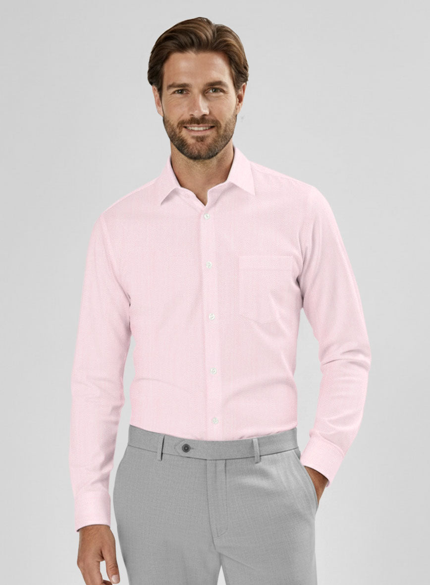 Thomas Mason Light Pink Shirt - StudioSuits