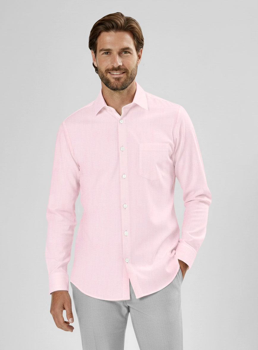 Thomas Mason Light Pink Shirt - StudioSuits