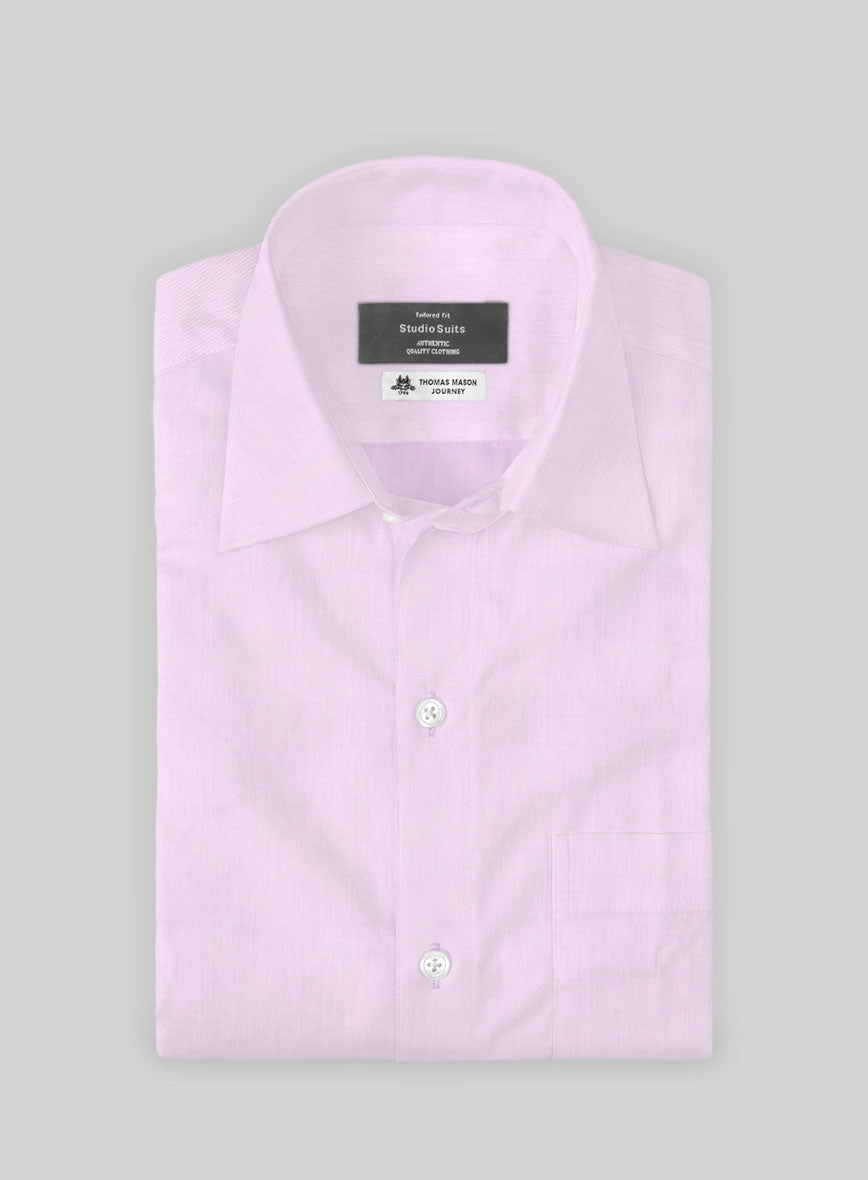 Thomas Mason Light Purple Shirt - StudioSuits