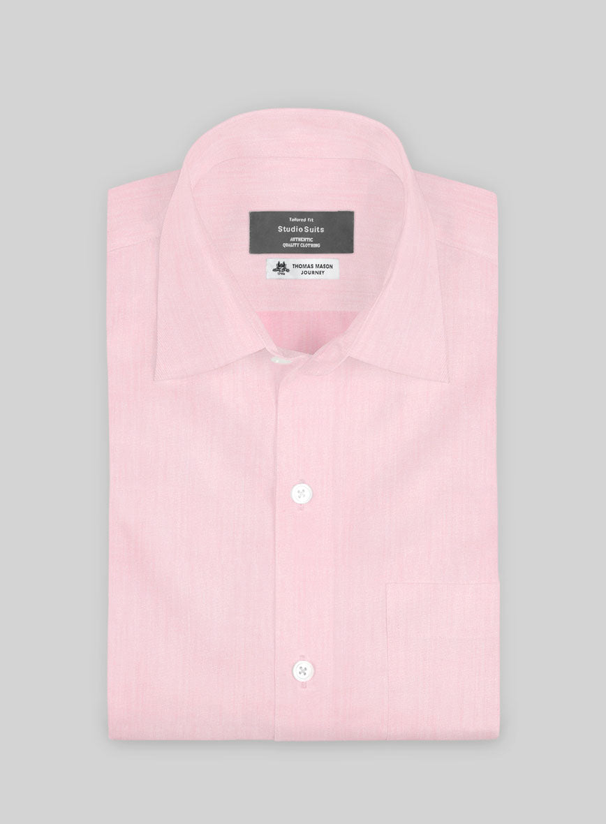 Thomas Mason Pink Shirt - StudioSuits
