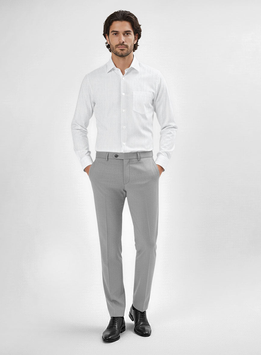 Thomas Mason Silver Shirt - StudioSuits