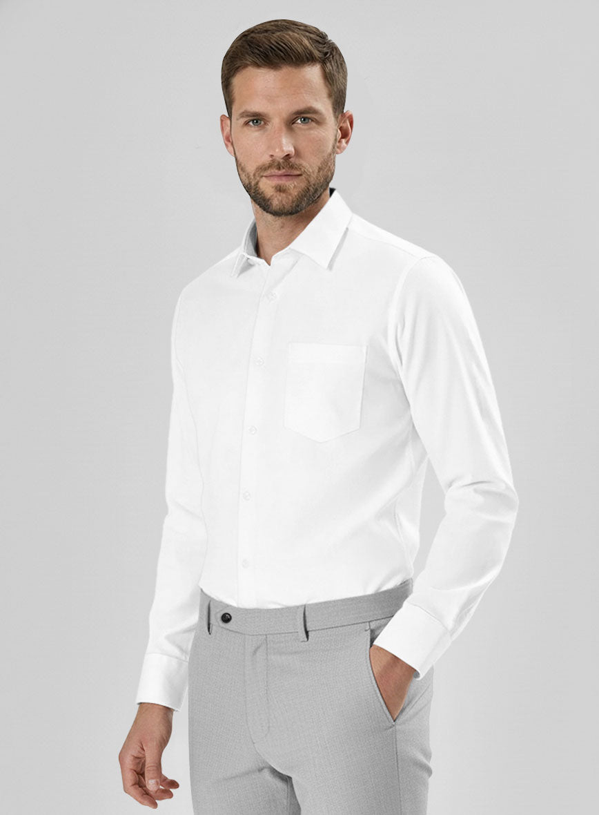 Thomas Mason White Shirt - StudioSuits