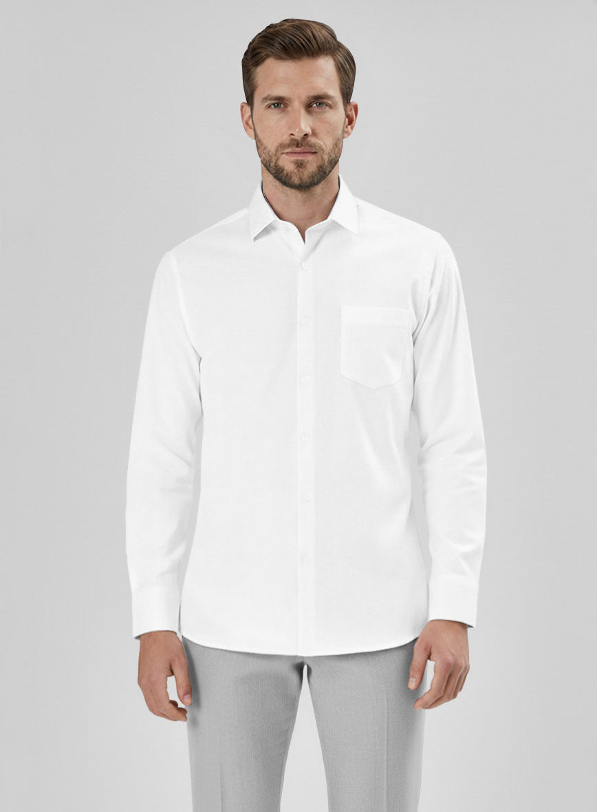 Thomas Mason White Shirt - StudioSuits