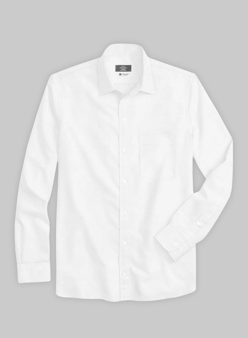 Thomas Mason White Shirt - StudioSuits