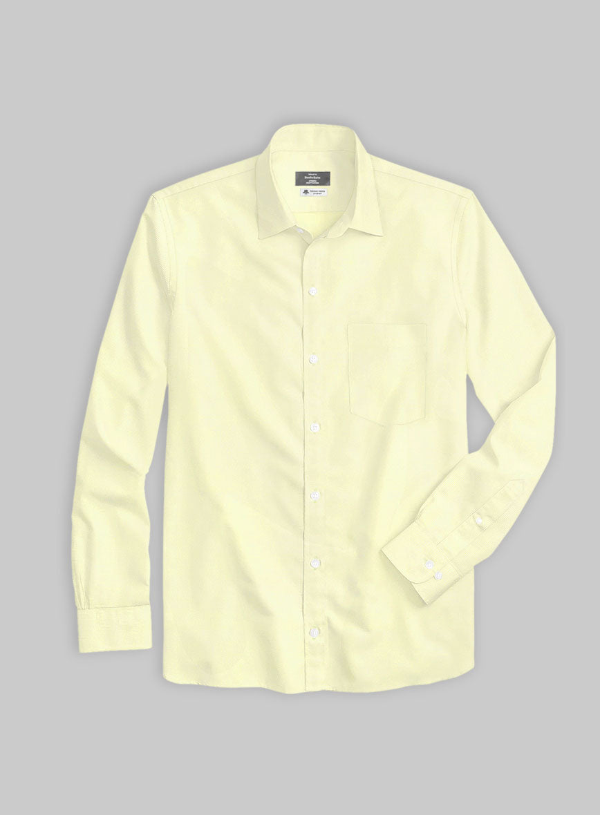 Thomas Mason Yellow Shirt - StudioSuits
