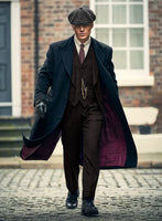 Thomas Shelby Peaky Blinders Brown Wool Suit - StudioSuits