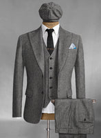 Thomas Shelby Peaky Blinders Vintage Gray Tweed Suit