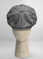 Thomas Shelby Peaky Blinders Vintage Gray Tweed Newsboy Cap - StudioSuits