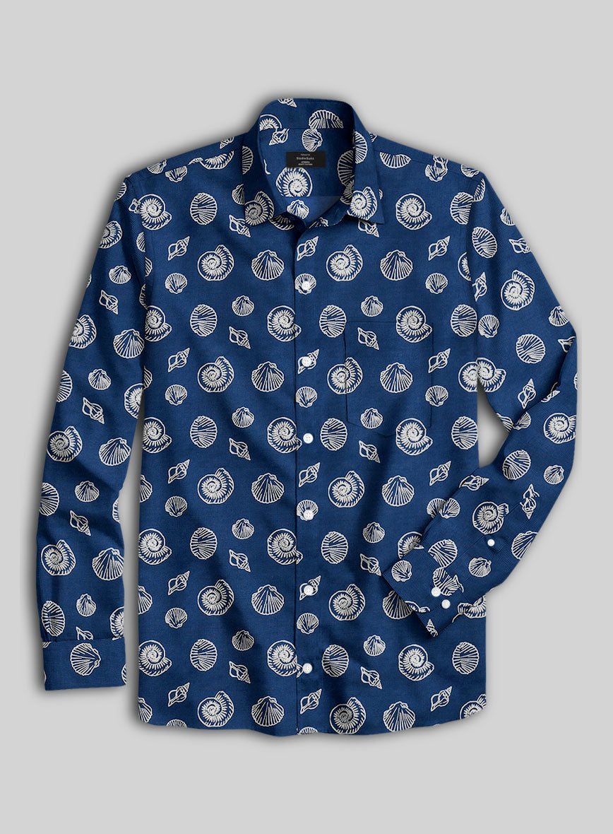 Tidal Shell Cotton Lycra Shirt - StudioSuits