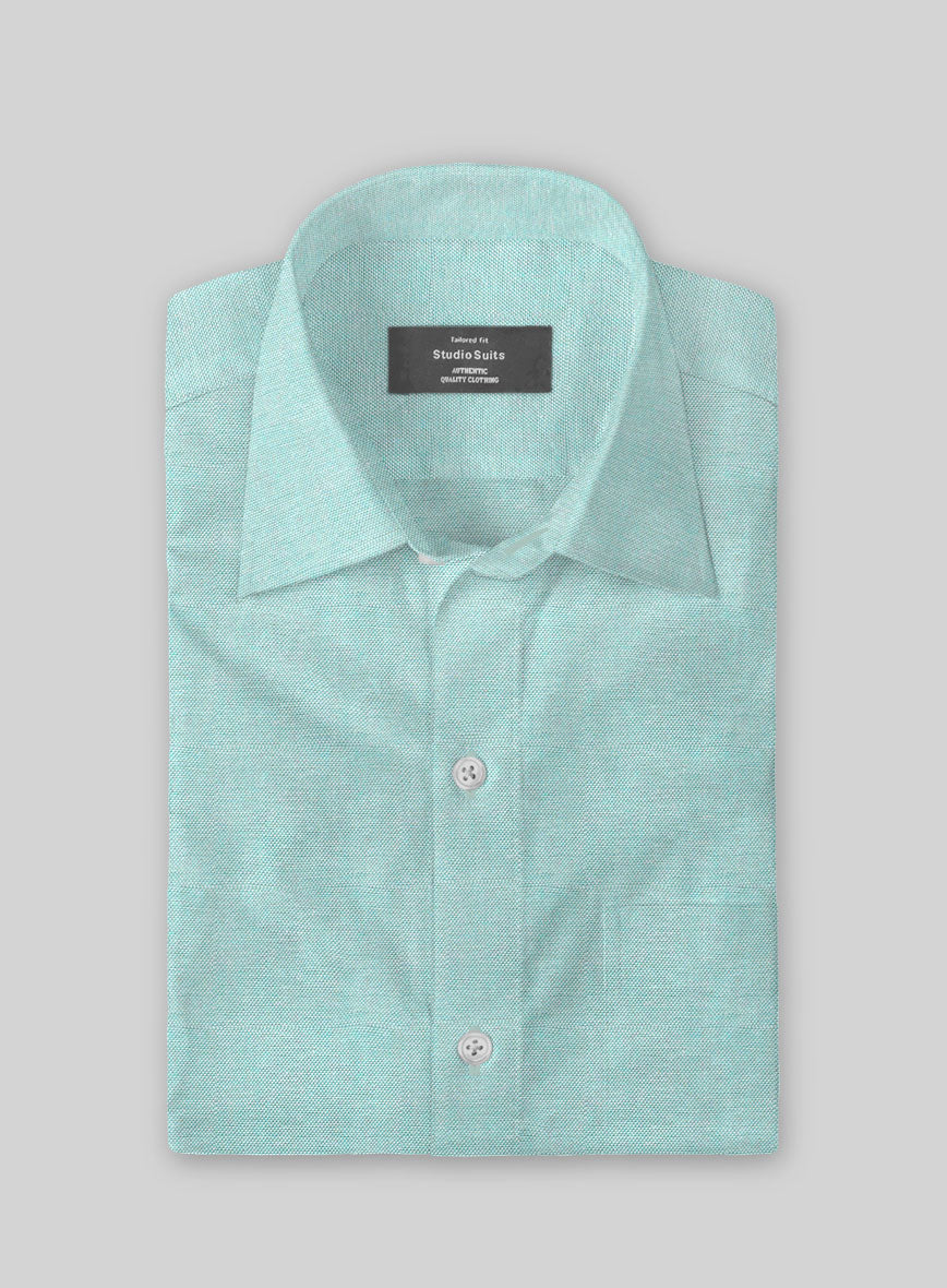 Tidecrest Dobby Cotton Lycra Shirt - StudioSuits