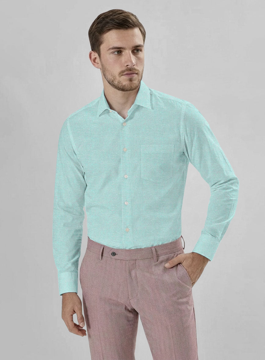 Tidecrest Dobby Cotton Lycra Shirt - StudioSuits