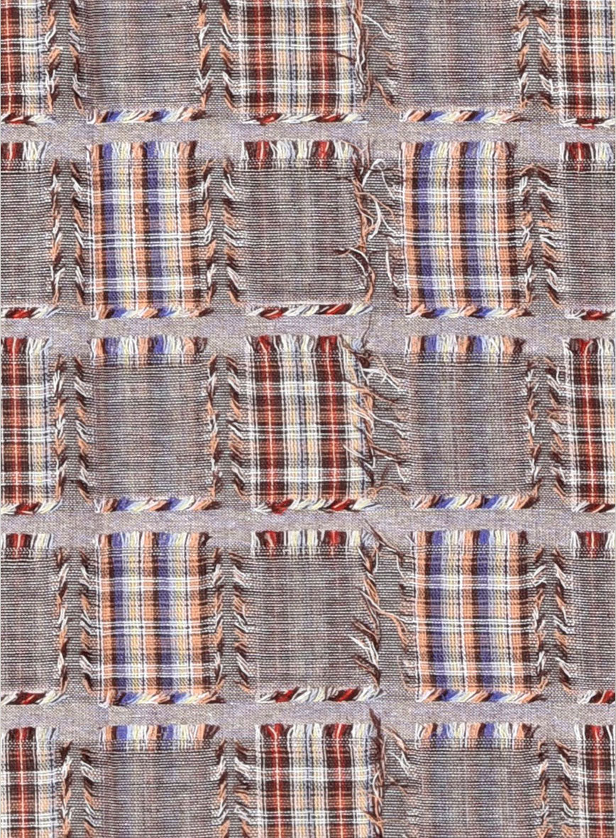 Timber Check Patchwork Cotton Shirt - StudioSuits