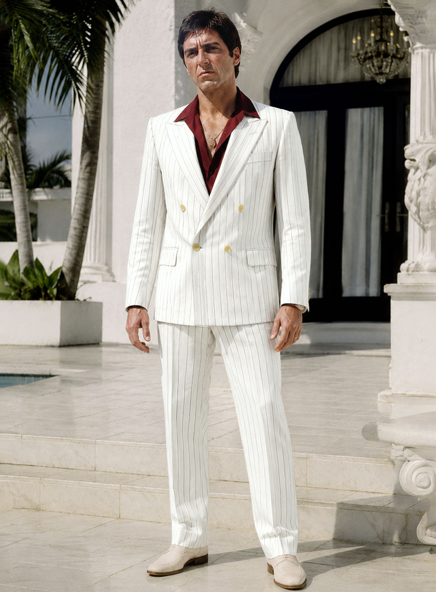 Tony Montana Scarface Wool Suit - StudioSuits