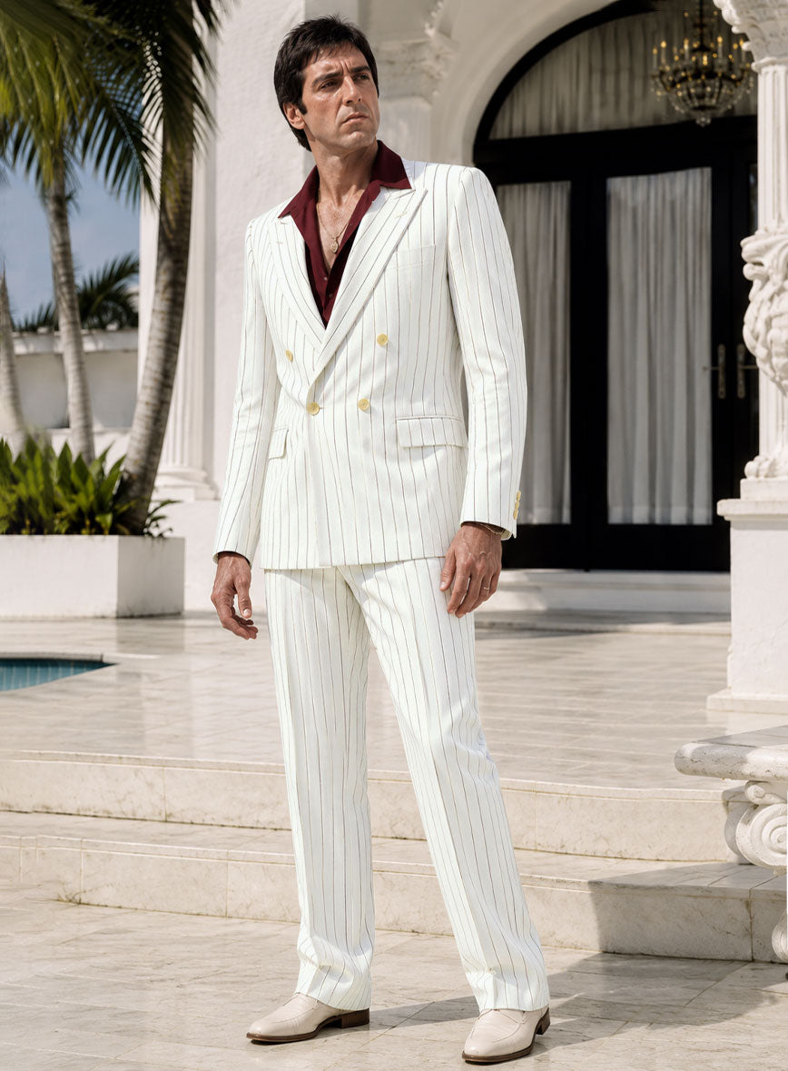 Tony Montana Scarface Wool Suit - StudioSuits