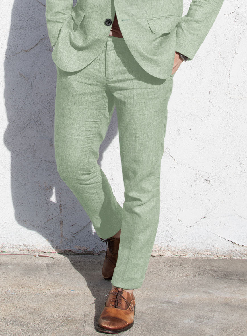 Tropical Sea Green Cotton Suit - StudioSuits